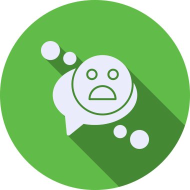 Konuş. Web simgesi basit illüstrasyon