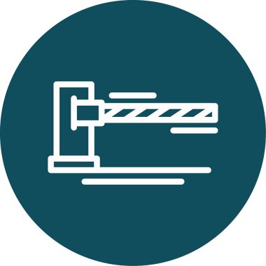 Modern oto tamir simgesinin vektör illüstrasyonu