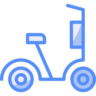 Mobilet. Web simgesi basit illüstrasyon