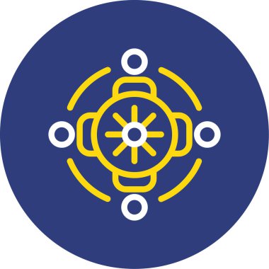 seo modern simgesinin vektör illüstrasyonu