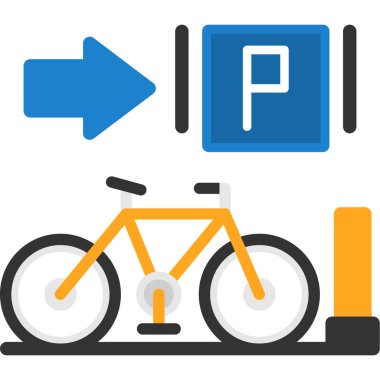 işareti simge vektör otopark