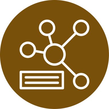 Veri analiz simgesi, vektör illüstrasyonu