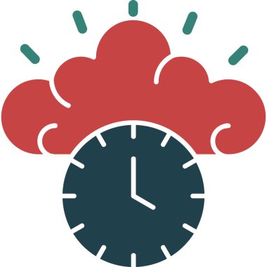 Alarm saat vektör simgesi