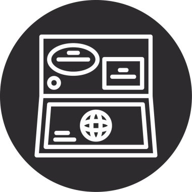 para simgesi vektör illüstrasyonu