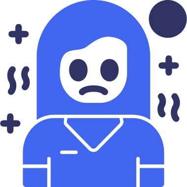 avatar. Web simgesi basit illüstrasyon