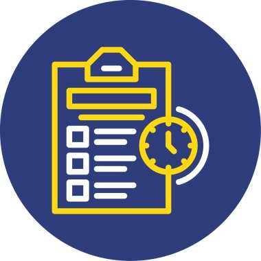 Yapılacaklar listesi simgesi soyut bir grupta izole edildi