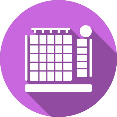 Takvim. Web simgesi basit illüstrasyon