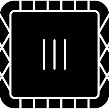 Müzik simgesi vektör illüstrasyonu