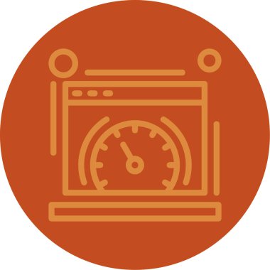 Benzersiz metre vektör çizgisi simgesi