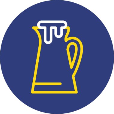 Bira. Web simgesi basit illüstrasyon