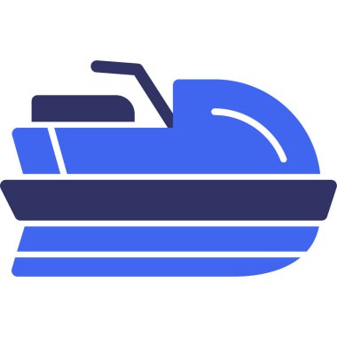 Gemi. Web simgesi basit illüstrasyon