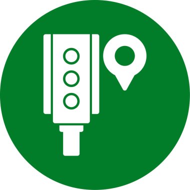 Konum pin vektör simgesi