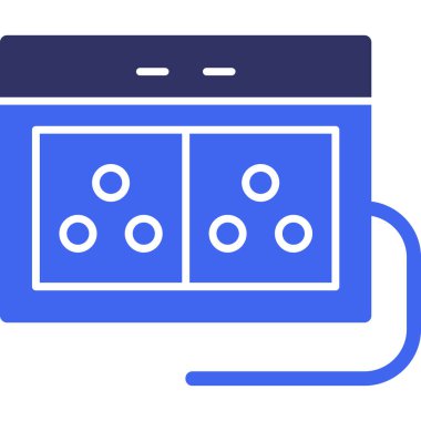 Modern b 'nin vektör illüstrasyonu eksik simgesi