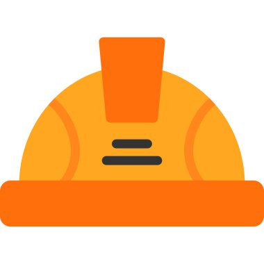 inşaat başlığı vektör simgesi