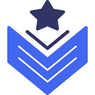 Madalya ikon vektör illüstrasyonu