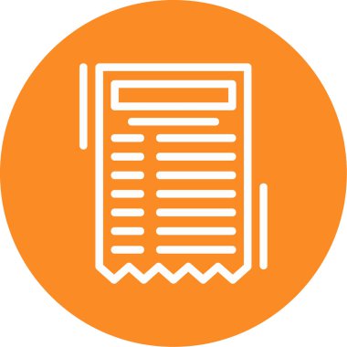 Belge. Web simgesi vektör illüstrasyonu