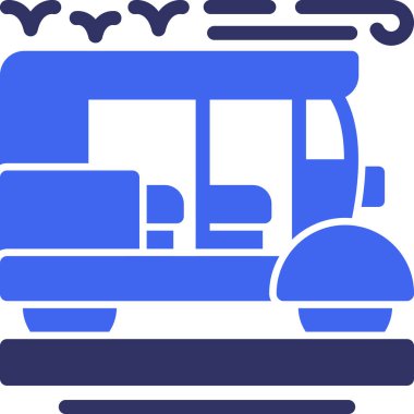 - Araba. Web simgesi vektör illüstrasyonu