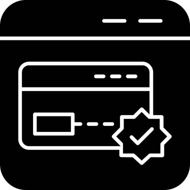 Kredi kartı simgesi beyaza izole edildi