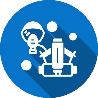 Robot simgesinin vektör illüstrasyonu