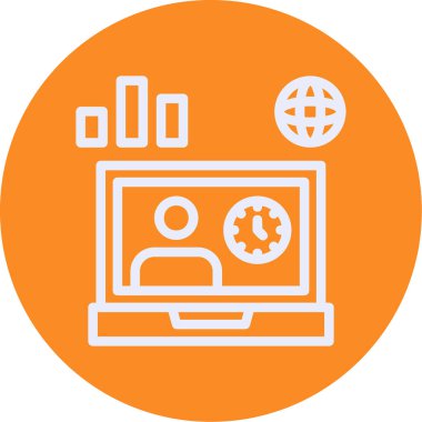 vektör izleyici simgesi illüstrasyonu