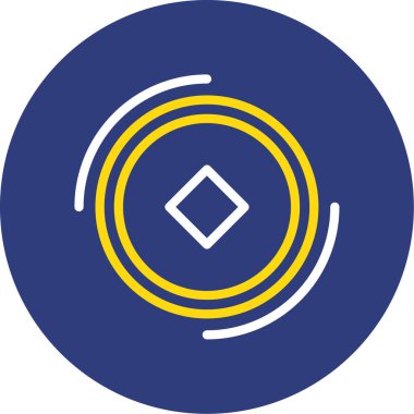 Güzel ve temiz bir simgenin vektör çizimi