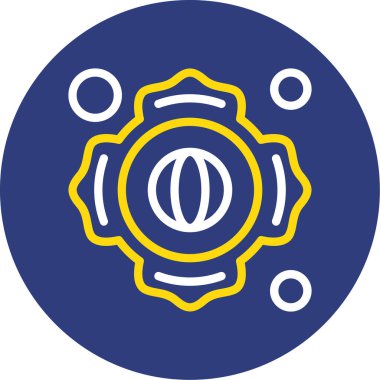 dişli simgesinin vektör illüstrasyonu