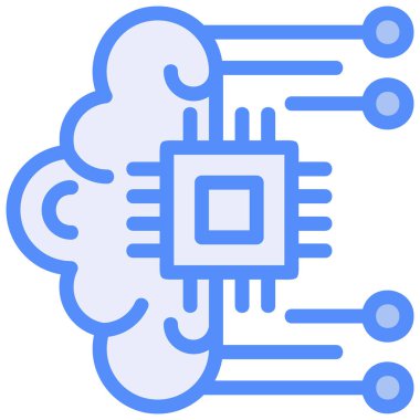 çip devre simgesi ana hat biçiminde