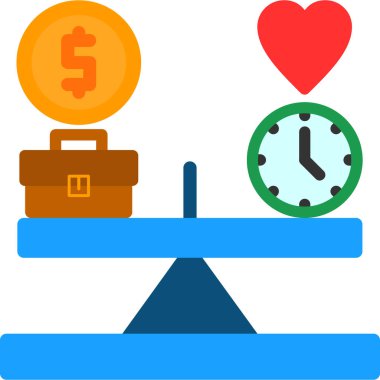 para yönetimi düz simgesi, vektör, illüstrasyon