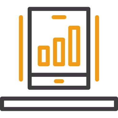 veri analiz vektör simgesi. düz biçim illüstrasyon sembolü beyaz arkaplanda bir sembol ve semboldür.