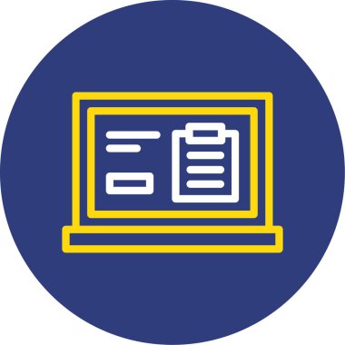 Dosya simgesinin vektör illüstrasyonu