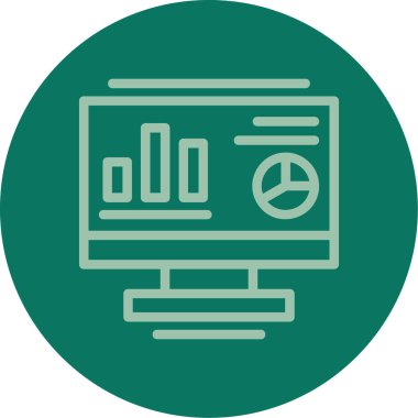 seo modern simgesinin vektör illüstrasyonu