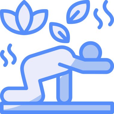 yoga meditasyon gevşeme simgesi