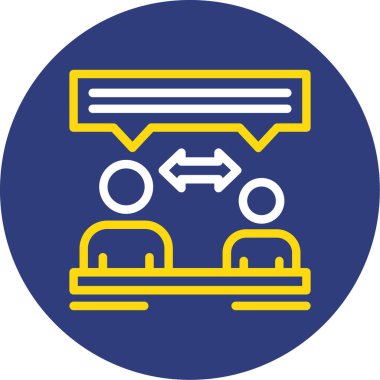 Yol ile yol vektör simgesi