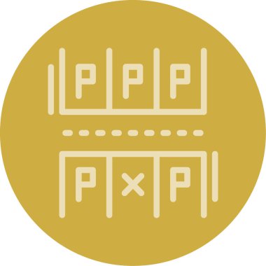 Doldurulmuş kod dili simgesi - ana hat biçimi