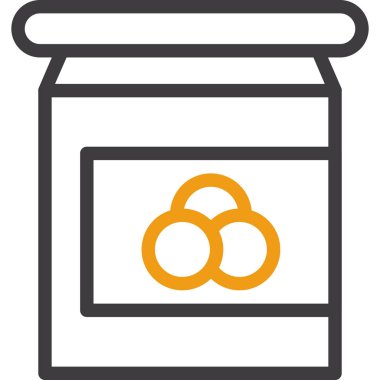 Sepet. Web simgesi basit illüstrasyon