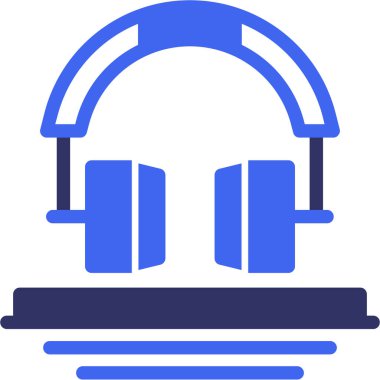 Bir müzik simgesinin vektör illüstrasyonu