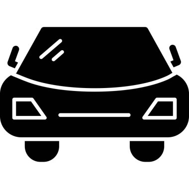 - Araba. Web simgesi basit illüstrasyon