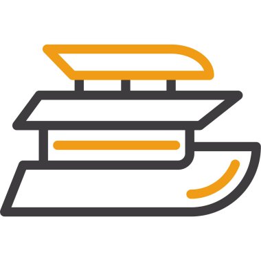 Modern eğitim ikonunun vektör illüstrasyonu