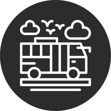 Taşıma simgesinin vektör illüstrasyonu