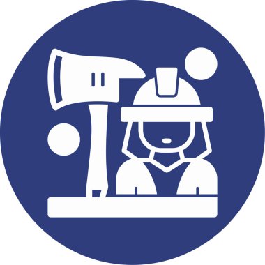 İnşaat kaskı. Web simgesi basit tasarım