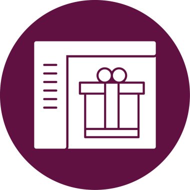 Noel balosu ikonlu hediye kutusu