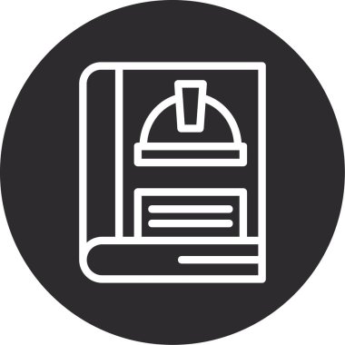 Kitap. Web simgesi basit illüstrasyon