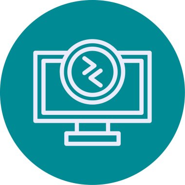 seo modern simgesinin vektör illüstrasyonu