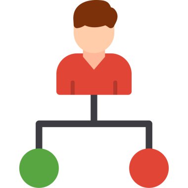 Beyaz arkaplanda izole edilmiş insanlar vektör illüstrasyonu