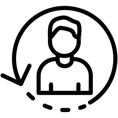 kullanıcı simgesi, vektör illüstrasyonu