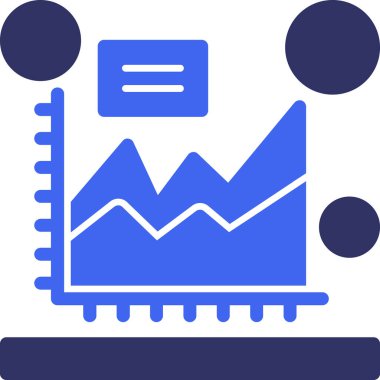 analitik iş grafiği simgesi