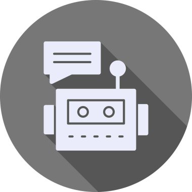 Robot simgesi, vektör çizimi