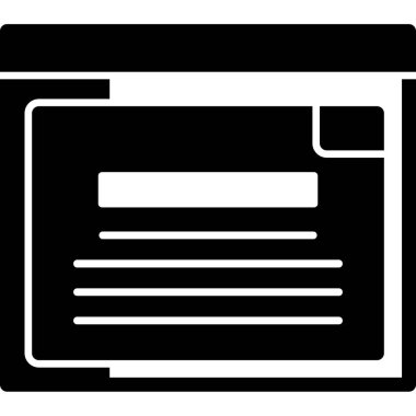 Kitap ikonu. Web vektör illüstrasyonu