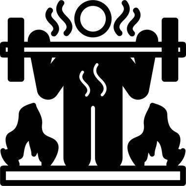 Bir spor salonunun vektör illüstrasyonu