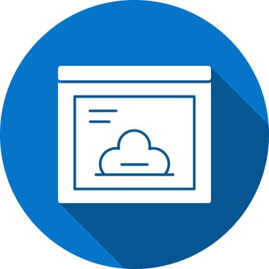 tarayıcı web simgesi, vektör illüstrasyonu